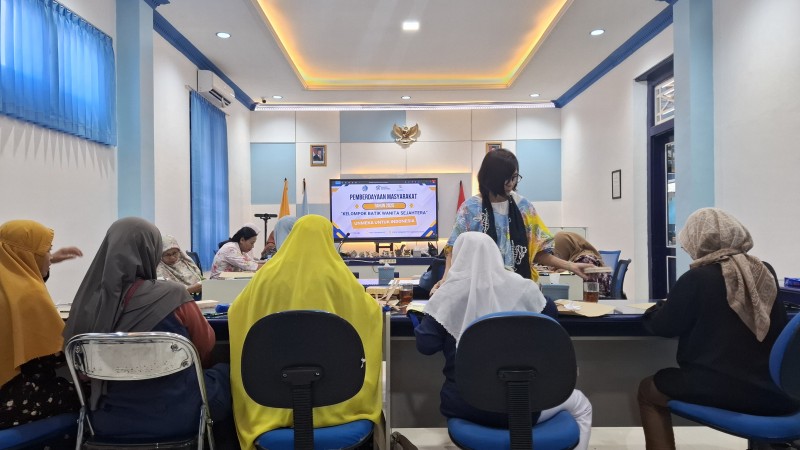 UNMEKA Ajak UMKM Kelompok Batik Wanita Sejahtera 'Melek' Digital