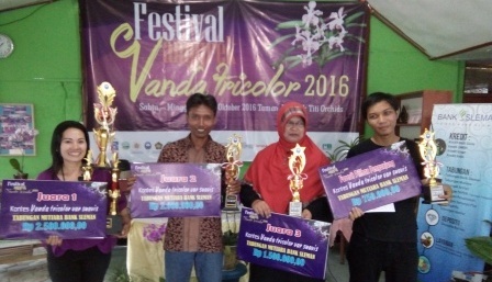 Festival Anggrek Vanda Tricolor Menampilkan Flora Khas Merapi