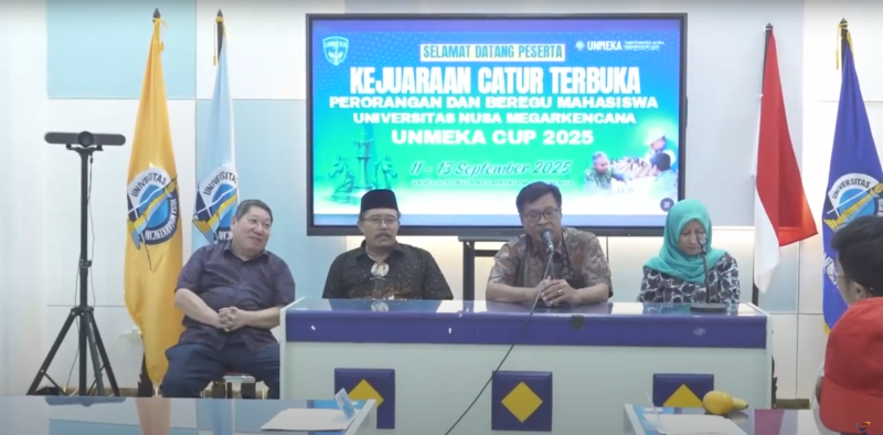 Gali Potensi Bakat Catur, UNMEKA Gelar Kejuaraan Catur Terbuka Nasional 2025
