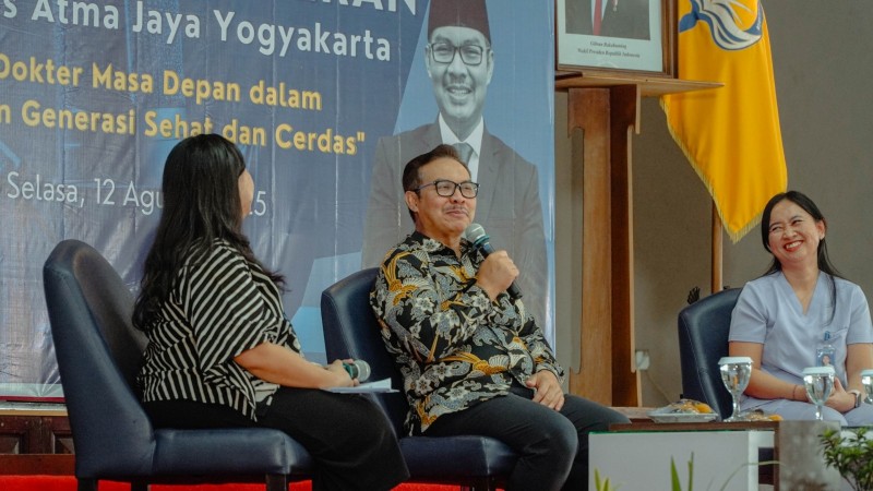 Wali Kota Yogyakarta Tekankan Pencegahan Stunting Dalam Podcast Spesial Peluncuran Fakultas Kedookteran UAJY