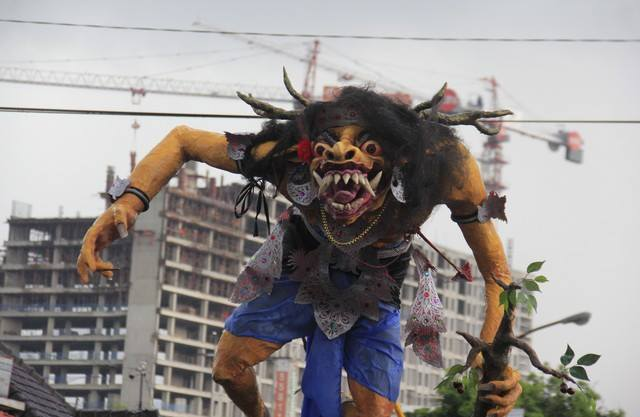Festival Ogoh Ogoh di Sleman Meriahkan Peringatan Nyepi