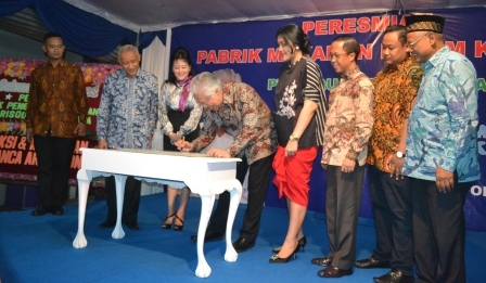 Peresmian Pabrik Gudeq Kaleng Di Sleman Untuk Penuhi Permintaan Pasar
