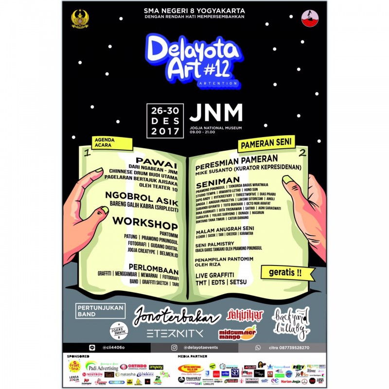SMA Negeri 8 Yogyakarta Akhiri Tutup Tahun 2017 Dengan DELAYOTA ART #12