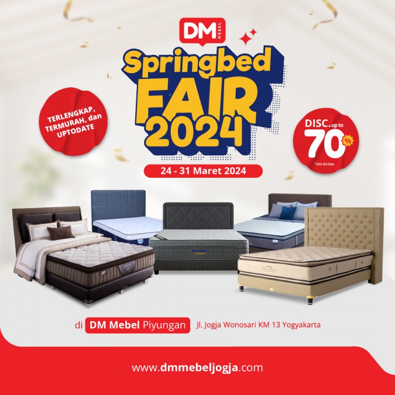 Pameran Springbed Fair 2024 : Hemat Hingga 70%!