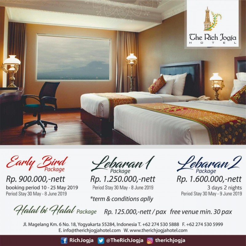 Menikmati Suasana Lebaran Di The Rich Jogja Hotel