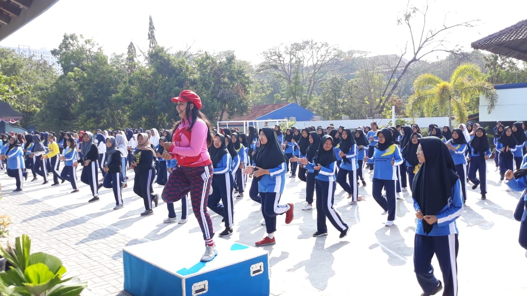 Ratusan Siswa SMK Kesehatan Binatama Yogyakarta Semarakkan Peringatan HAORNAS 2019