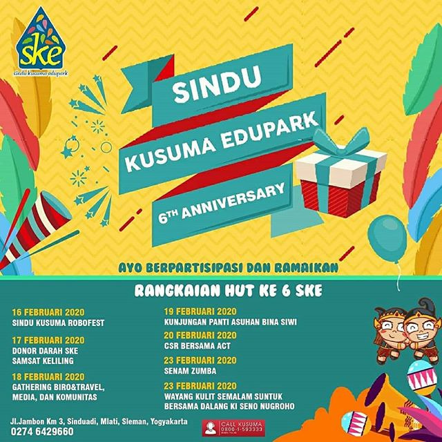 Sindu Kusuma Edupark Rayakan Ulang Tahun Ke-6