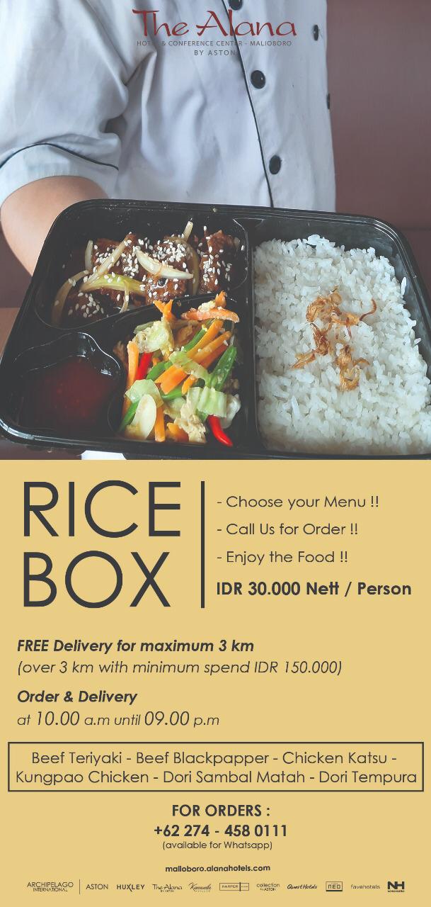 Rice Box Dan Outside Catering Dari The Alana Malioboro