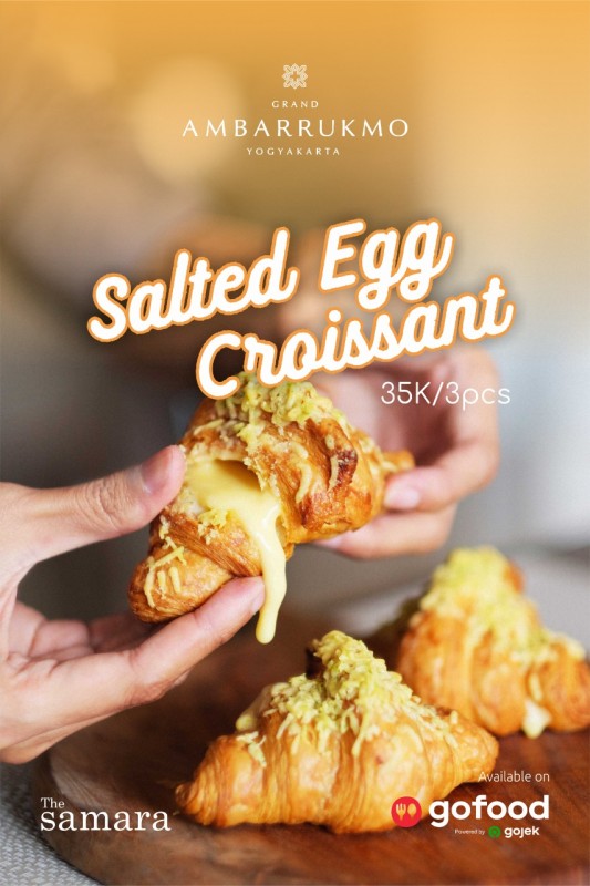 Grand Ambarrukmo Hotel Bikin Cemilan Yummy – Salted Egg Croissant