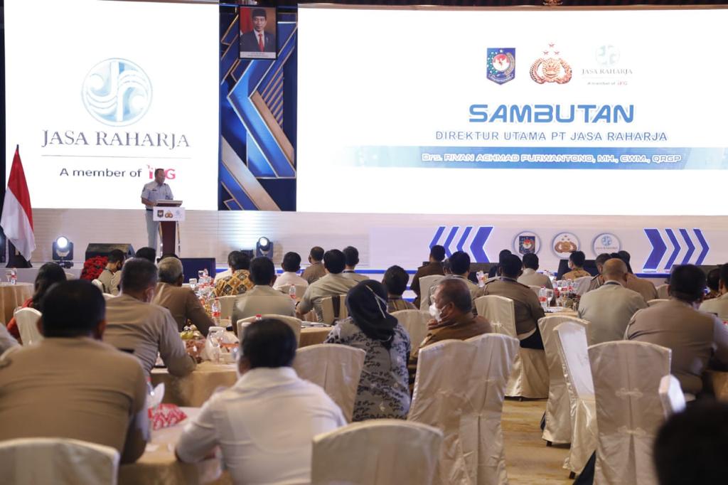 Dirut Jasa Raharja Rivan Usung Konsep Digitalisasi di Rakornas SAMSAT