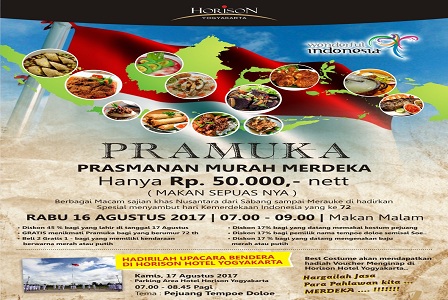 Menu Sabang Sampai Merauke Tersaji Lengkap di PRAMUKA