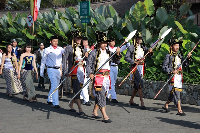 Unik, 17 Pasukan Pengibar Bendera Bergada di Jogja Bay