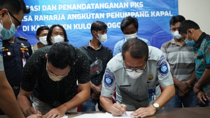 PT Jasa Raharja Cabang DIY Menjalin Kerjasama Dengan Operator Kapal Penumpang