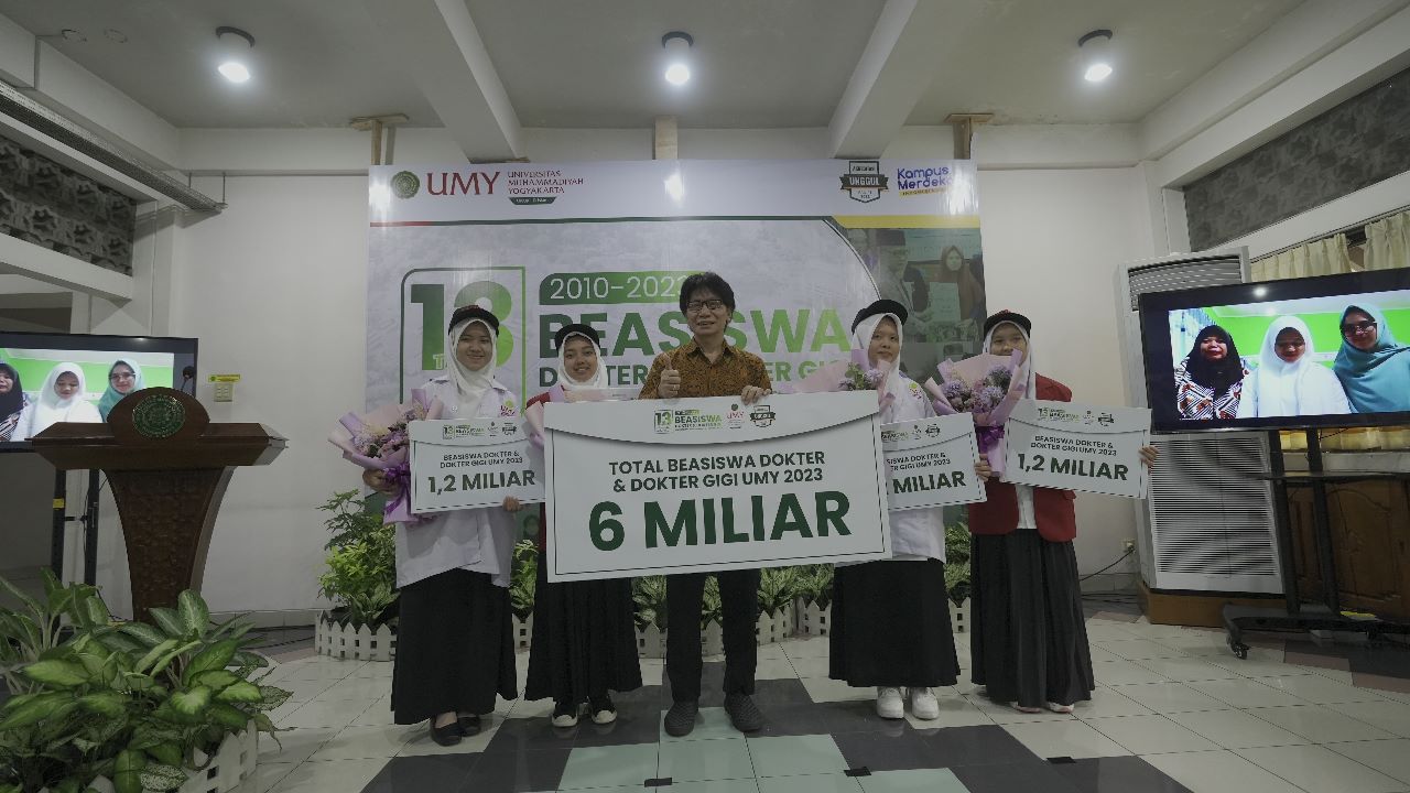 UMY Gelontorkan 6 M Untuk Kuliah Gratis 5 Mahasiswa Kedokteran