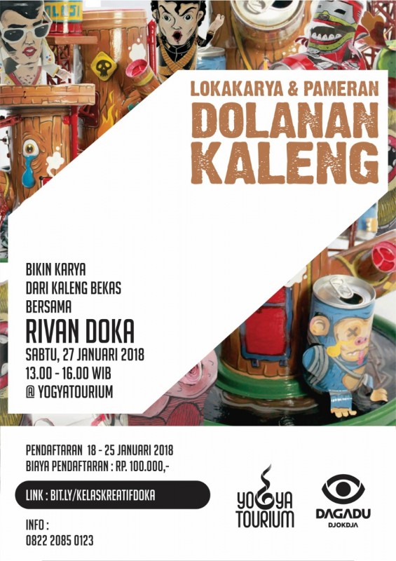 Bikin Karya dari Kaleng Bekas Di Kelas Kreatif Yogyatourium