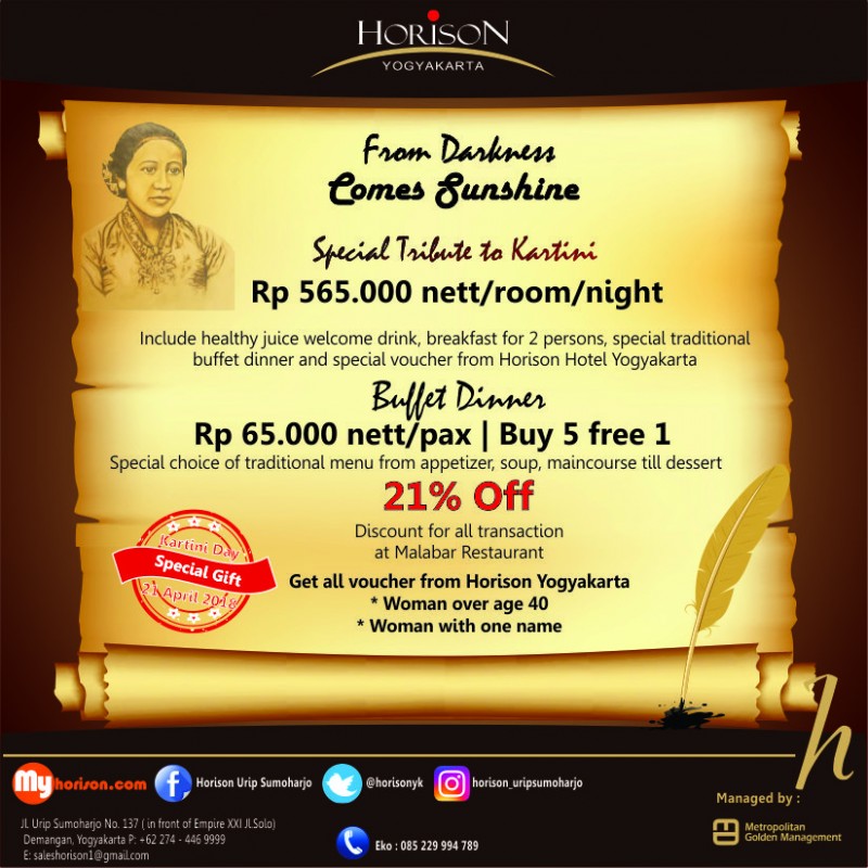 Merayakan Hari Kartini ala Horison Yogyakarta