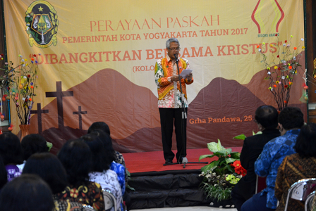 Karyawan Kristiani  Pemkot Jogja Rayakan Paskah